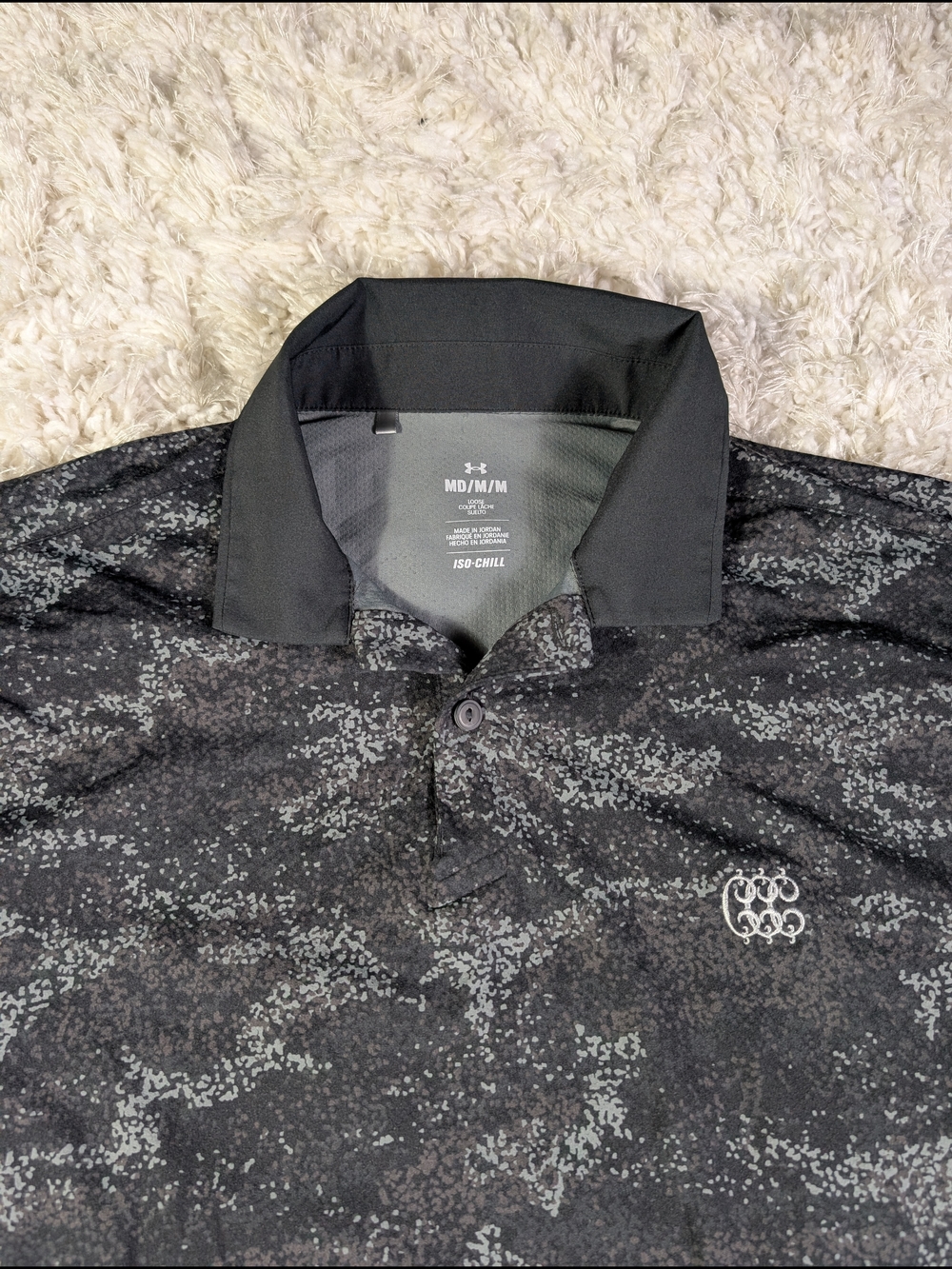 Under Armour Black Camo Polo